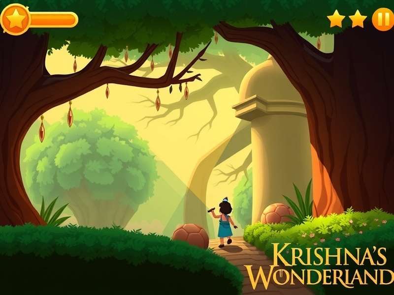 Krishna S Wonderland Game Art